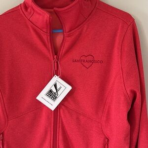 NWT San Fran Heart Golden Gate National Parks Jacket - L